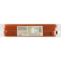 Spaghetti aglio peperoni EROSKI, paquete 250 g