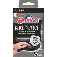 Guante black protect Talla 8 SPONTEX, caja 20 uds Guante black protect Talla 8 SPONTEX, caja 20 uds