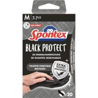 Guante black protect Talla 7 SPONTEX, caja 20 uds Guante black protect Talla 7 SPONTEX, caja 20 uds