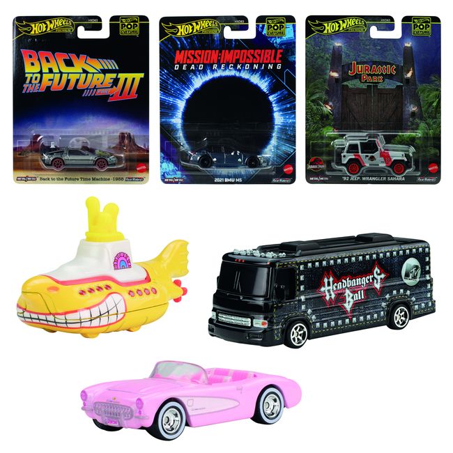 HOT WHEELS Hot Wheels Premium Pop Culture autoa 1:64, Askotarikoa, gom. adina: +3 urte