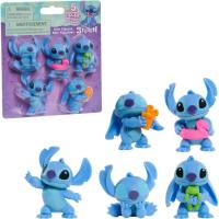 DISNEY STITCH Stitch Blister sorta 5 Stitch figurarekin, 5,7cm gom. adina: +3 urte