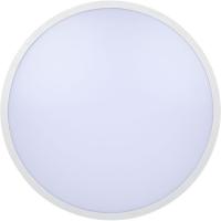 Plafón led redondo marco blanco, 8W, 1800 LM, 490501 SILVER ELECTRONICS, Ø28,5 cm