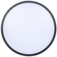 Plafón led redondo marco negro, 8W, 1800 LM, 490505 SILVER ELECTRONICS, Ø28,5 cm