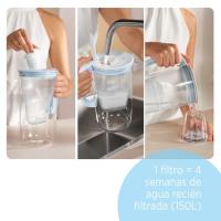 Jarra de vidrio 2,5 litros con un filtro BRITA, 31x26x16cm