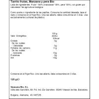 Tarrito de manzana y pera bio HIPP, tarro 125 g