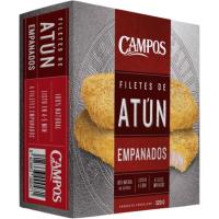Filete de atún empanado CAMPOS, caja 320 g