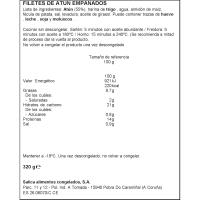 Filete de atún empanado CAMPOS, caja 320 g