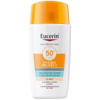 EUCERIN Color Light Hydro SPF50+ aurpegirako eguzkitako fluidoa, potoa 50 ml