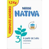Leche de crecimiento NATIVA 3, caja 1.200 g