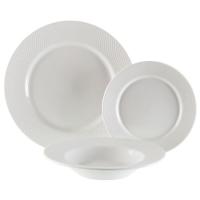 Plato hondo de porcelana 23 cm Dots VERSA, 1 ud