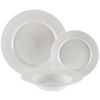 Plato postre de porcelana 20 cm Dots VERSA, 1 ud