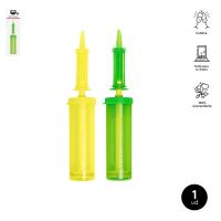 Inflador manual Ø4.5x28 cm, colores surtidos ¿Cuál te llegará? OH YEAH!, 1 ud