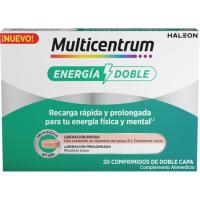 Vitaminas doble energía en compimidos MULTICENTRUM, caja 20 uds Vitaminas doble energía en compimidos MULTICENTRUM, caja 20 uds