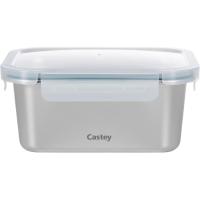 Hermético de acero rectangular 1600 ml CASTEY, 20x15x9 cm