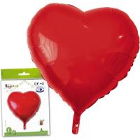 Globo rojo con forma de corazón, 46 cm, edad rec: +3 años GLOBOLANDIA, 1 ud Globo rojo con forma de corazón, 46 cm, edad rec: +3 años GLOBOLANDIA, 1 ud