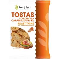 Tostas con cebolla caramelizada FRANJUBA, bolsa 100 g Tostas con cebolla caramelizada FRANJUBA, bolsa 100 g