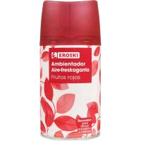 Ambientador automático frutos rojos EROSKI, recambio 250 ml Ambientador automático frutos rojos EROSKI, recambio 250 ml