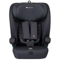 Silla de auto Eros i-Size (76 a 150 cm) negra BEBE CONFORT Instalación con el cinturón del vehículo. Protección contra impactos laterales, ajuste automático del reposacabezas con una sola mano en 11 posiciones, asiento acolchado y  reposabrazos integrado