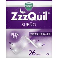 Tiras nasales para ronquidos ZZZQUIL, caja 26 uds Tiras nasales para ronquidos ZZZQUIL, caja 26 uds