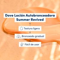 Loción autobronceadora de cara y cuerpo medium DOVE, tubo 75 ml