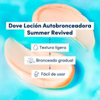Loción autobronceadora de cara y cuerpo light DOVE, tubo 75 ml