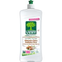 Lavavajillas a mano Eco almendra L'ARBRE VERT, bote 750 ml