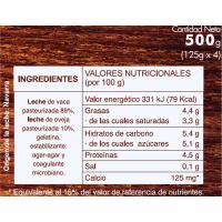 Cuajada LACTUCUAJADA, pack 4x125 g