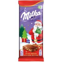 MILKA Gabonetako tableta txikia, tableta 100 g
