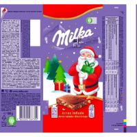 MILKA Gabonetako tableta txikia, tableta 100 g