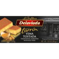 Turrón yema tostada DELAVIUDA, caja 200 g Turrón yema tostada DELAVIUDA, caja 200 g