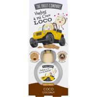 Ambientador para coche aroma coco THE FRUIT COMPANY, pack 1 ud