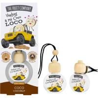 Ambientador para coche aroma coco THE FRUIT COMPANY, pack 1 ud