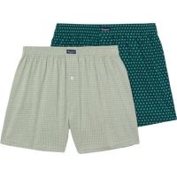 Bóxer hombre abierto de punto, verde talla M ABANDERADO, pack 2 uds