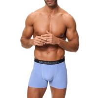 Bóxer hombre cerrado de bambú, azul/azul noche talla M ABANDERADO, pack 2 uds
