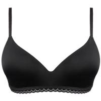 Sujetador mujer sin aro microfibra, negro DIM, talla 95C Sujetador mujer sin aro microfibra, negro DIM, talla 95C