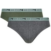 Slip hombre algodón elástico Green Bio, verde talla M DIM, pack 2 uds