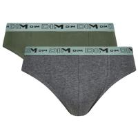 Slip hombre algodón elástico Green Bio, verde talla XXL DIM, pack 2 uds