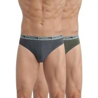Slip hombre algodón elástico Green Bio, verde talla XXL DIM, pack 2 uds