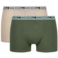 Bóxer hombre algodón elástico Green Bio, arena talla L DIM, pack 2 uds