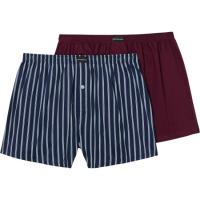 Bóxer de tela hombre, marino/granate talla XXL ABANDERADO, pack 2 uds