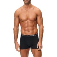 Bóxer hombre algodón elástico, gris/negro talla XL ABANDERADO, pack 2 uds