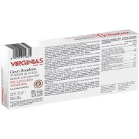 Turrón de coco bombón 0% s/ azúcar añadido VIRGINIAS, caja 200 g