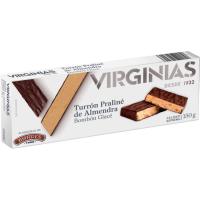 Turrón praliné de almendra bombón glacé VIRGINIAS, caja 150 g