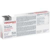 Turrón de tiramisú 0% sin azúcar añadido VIRGINIAS, caja 200 g