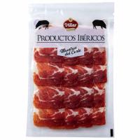 Jamón de cebo 50% ibérico tapitas VILLAR, sobre 90 g