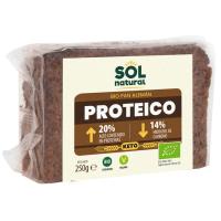 Pan alemán proteico keto Bio SOLNATURAL, paquete 250 g Pan alemán proteico keto Bio SOLNATURAL, paquete 250 g