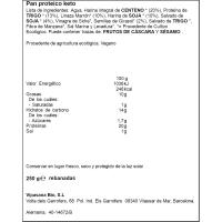 Pan alemán proteico keto Bio SOLNATURAL, paquete 250 g Pan alemán proteico keto Bio SOLNATURAL, paquete 250 g