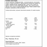 Barrita proteíca Cookies&Cream BAREBELLS, 55 g