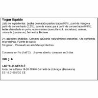 Yogur líquido sabor mango y maracuyá SVELTESSE, botella 900 g