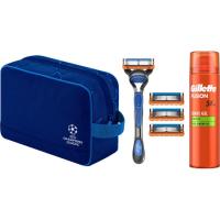 Set neceser Fusión 5 Maquinilla-Gel afeitar-Neceser GILLETTE